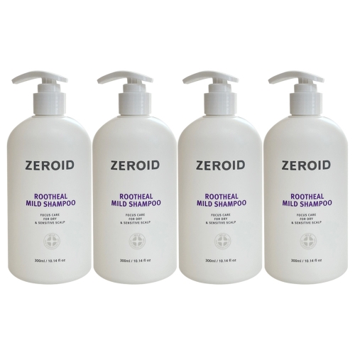 제로이드 루트힐 마일드샴푸 300ml (4개)_이미지
