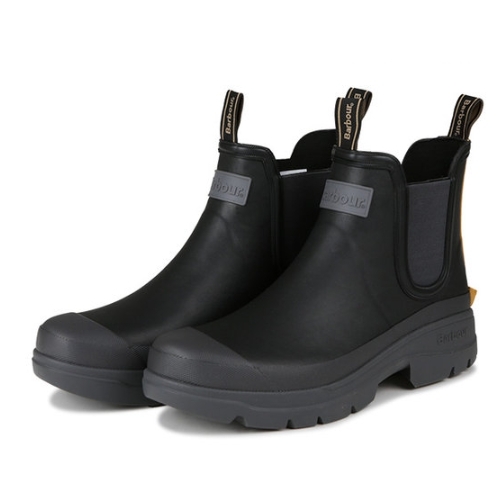 바버 님버스 웰링톤 레인부츠 MRF0028 (BK71, 블랙+오커)_이미지