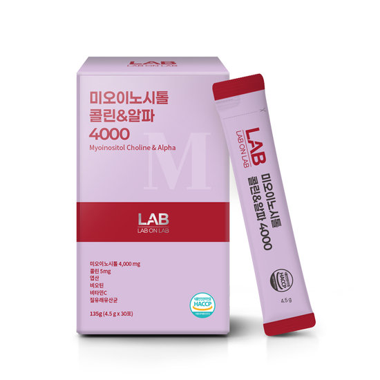 랩온랩 미오 이노시톨 콜린 4000 4.5g 30포