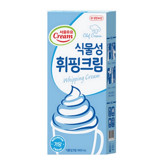 서울우유 식물성 휘핑크림 1L (1개)_이미지
