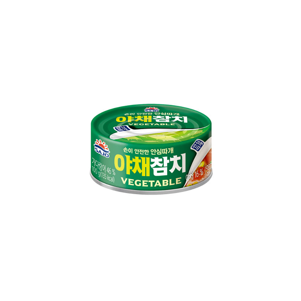 사조대림 야채 참치 안심따개 100g_이미지