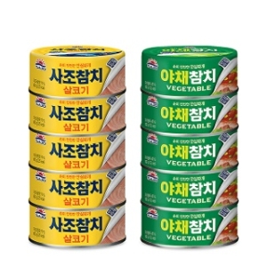 사조대림 야채 참치 안심따개 100g_이미지