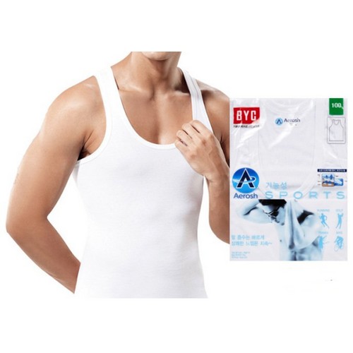 BYC 기능성에어로쉬 민소매 런닝 DOLA1117 (1매)_이미지