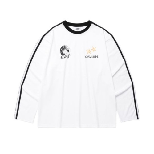CAVISH GLOBE FOOTBALL LS TEE 반팔티 화이트 CV2FSUT552A 192574