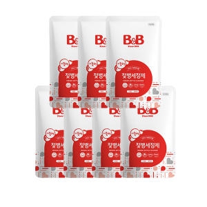 B&B 거품형 젖병세정제 리필 400ml 7개