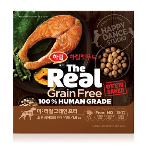 하림펫푸드 더리얼 독 그레인프리 오븐베이크드 연어 어덜트 5.8kg