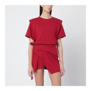 이자벨마랑 Cherry coloured Zelitos cotton T shirt TS0041FAA1N41I/XM_ISAMA-70CH_.._이미지