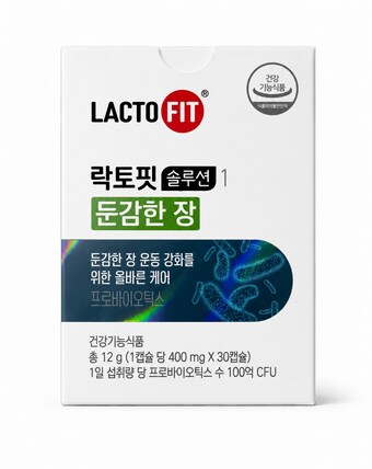 종근당건강 <b>락토</b><b>핏</b> 솔루션1 둔감한 장 450mg 30캡슐