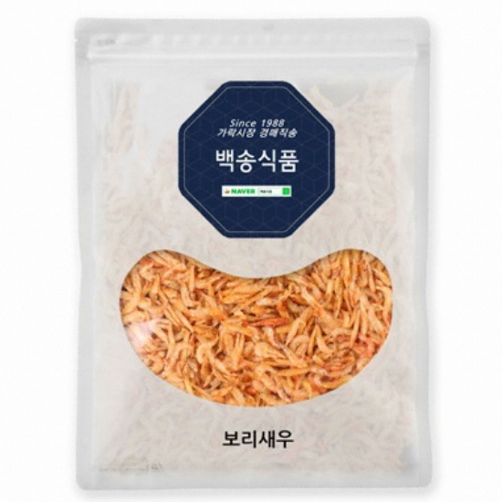 백송식품 국산 보리새우 200g