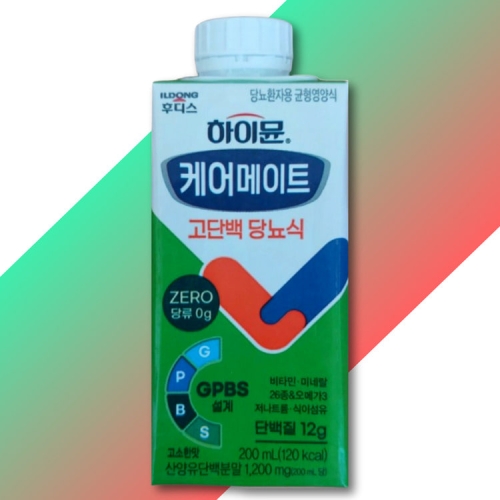 일동후디스 하이뮨 케어메이트 고단백 당뇨식 200ml (18개)_이미지