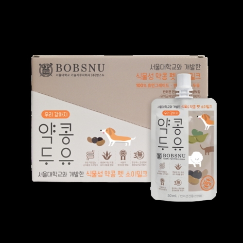 밥스누 서울대 식물성 약콩 펫 두유 50ml