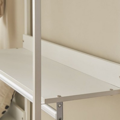 삼익가구 마로니 3단 행거형 시스템 옷장 드레스룸 세트 1600_이미지