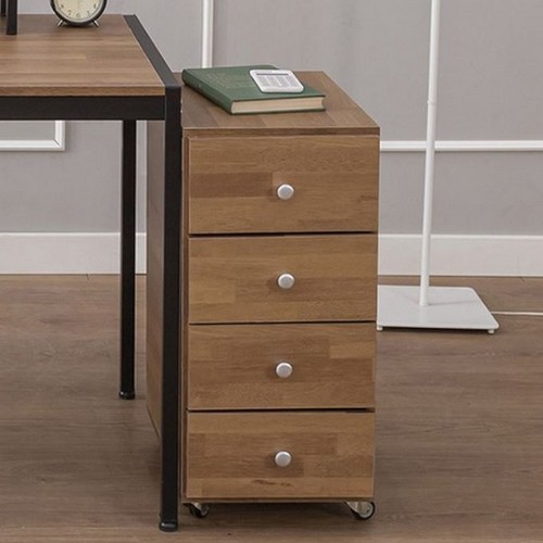 미소비즈 로유 이동식 4단 서랍장 300_이미지