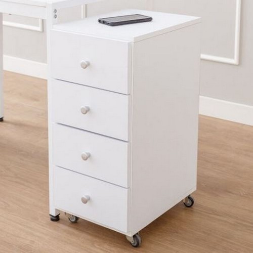 미소비즈 로유 이동식 4단 서랍장 300_이미지