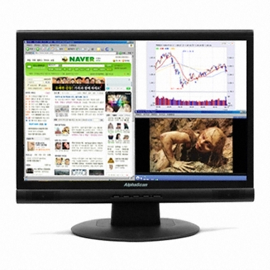 알파스캔 J193DW 블랙