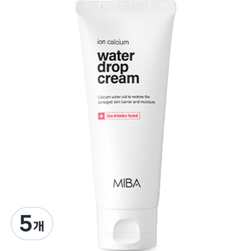 미네랄바이오 미바 이온칼슘 물방울 수분크림 100ml (5개)_이미지