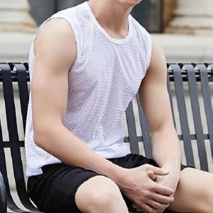 남자 망사런닝 시원한소재 여름조깅 민소매 S10823918