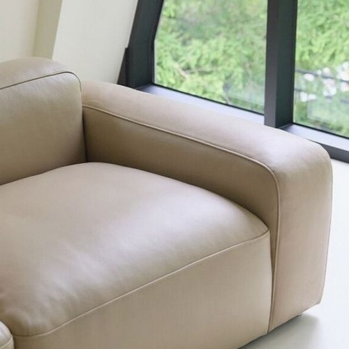 다우닝 모도 전체 천연가죽 소파 3인용 (스툴포함)_이미지