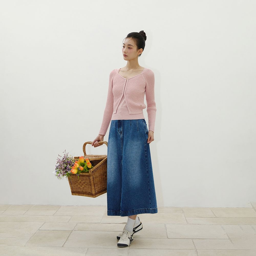 잇미샤 슬릿포인트 데님 스커트 ITP3ZDS840 LE1218843396_이미지