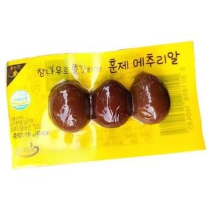 행복담기 참나무로 쫄깃하게 훈제메추리알 15g (1개)_이미지