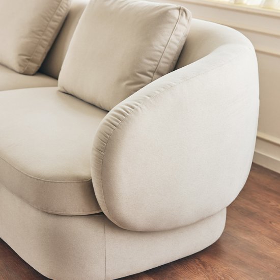 자코모 퓨리 포위브 패브릭 소파 3.5인용 (스툴포함)_이미지