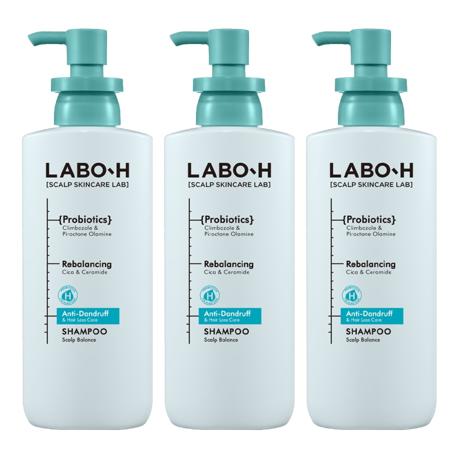 라보에이치 댄드러프 클리닉 샴푸 400ml (3개)_이미지