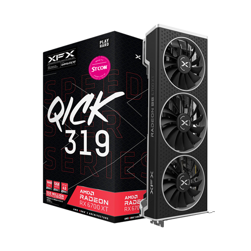 XFX 라데온 RX 6700 XT QICK 319 ULTRA D6 12GB