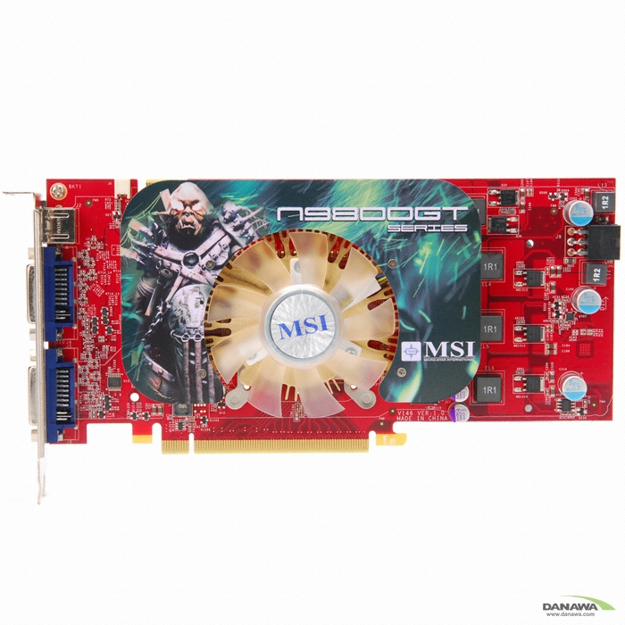 MSI 지포스 9800GT N9800GT-T2D512 OC 512MB 웨이코스