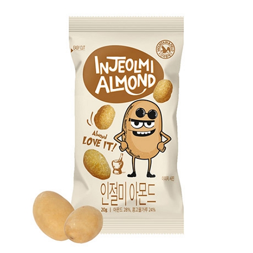 산과들에 인절미 아몬드 20g (10개)_이미지
