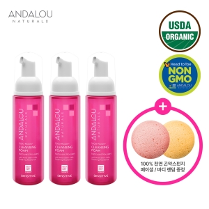  안달로우 천송이 로즈 클렌징폼 163ml[3개]