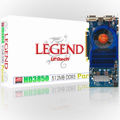 유니텍전자 LEGEND 라데온 HD 3850 Paran D3 512MB_이미지