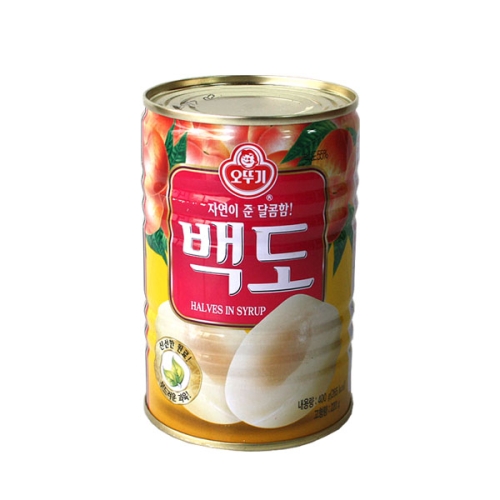 오뚜기 백도 400g (10개)