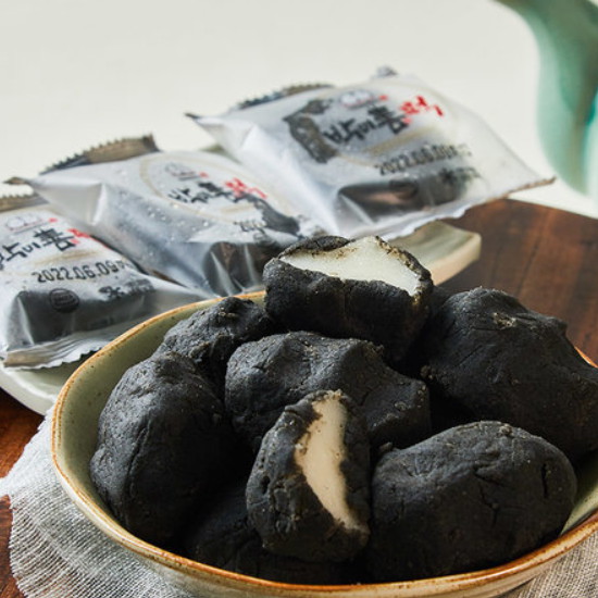 박미선푸드 박미선떡 이북식 흑임자인절미 12개입 480g (1개)_이미지