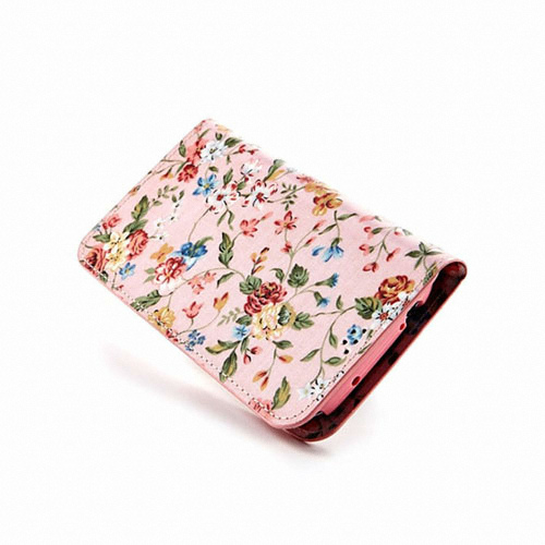 파인드케이 갤럭시S2 HD LTE 엔틱 플라워 플립 케이스_이미지