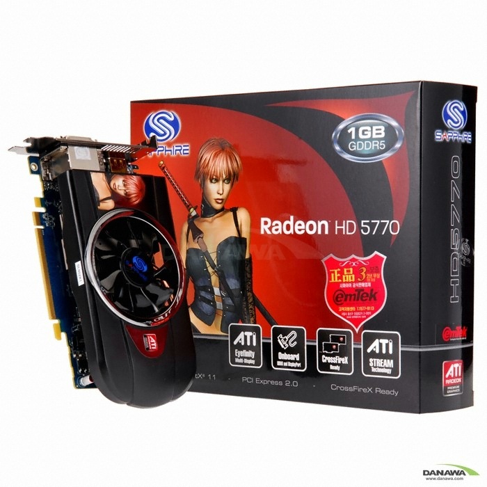 SAPPHIRE 라데온 HD 5770 D5 1GB_이미지