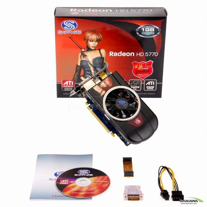 SAPPHIRE 라데온 HD 5770 D5 1GB_이미지