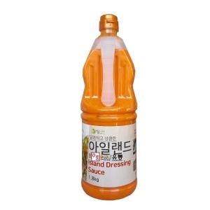 이슬나라 샐러드 드레싱소스 아일랜드드레싱 소스 1.8 kg_이미지