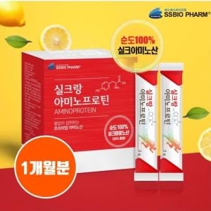 에스에스바이오팜 식물성 프로틴 파우더 실크펩타이드 보충제 실크 아미노산 누에고치 <b>류신</b> 아르기닌 필수아미노산 스틱형
