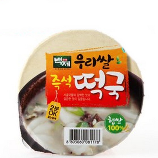 백제 우리쌀 즉석 떡국 163g (4개)