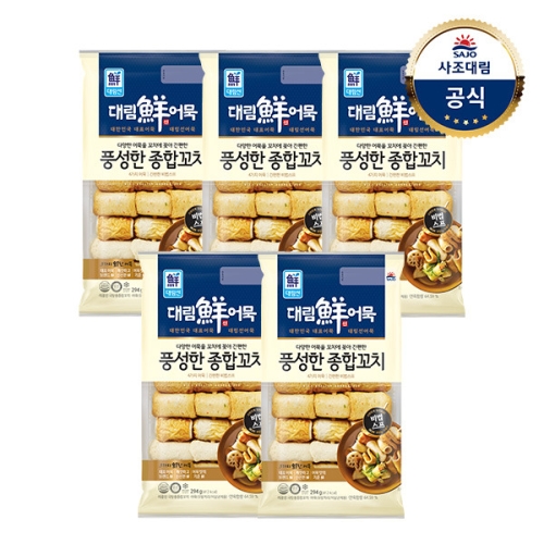 사조대림 대림선 풍성한 종합 꼬치 294g (5개)_이미지