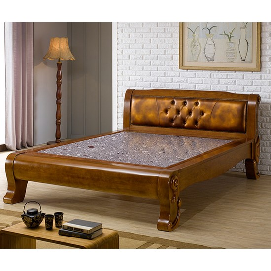 코리아홈스톤 1028 심플 침대 Q (그린맥반석)