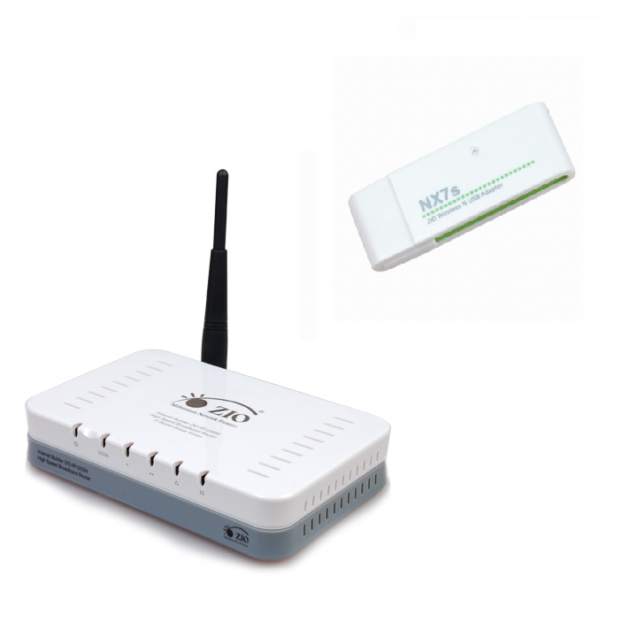 Bless ZIO 1500N 공유기 패키지 (+ NX7s USB 2.0 무선랜카드)_이미지