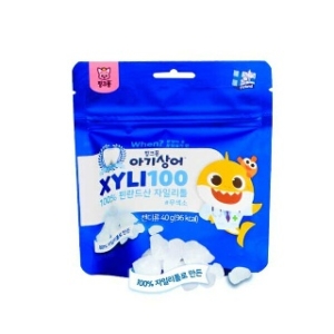 아기상어 자일리100 40g 1개/핀란드산 자일리톨 무설탕캔디