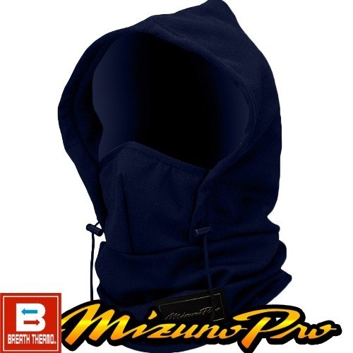 미즈노 프로 페이스가드 넥워머 후드 모자 겨울 방한 Pro 12JYBX6614NV 네이비
