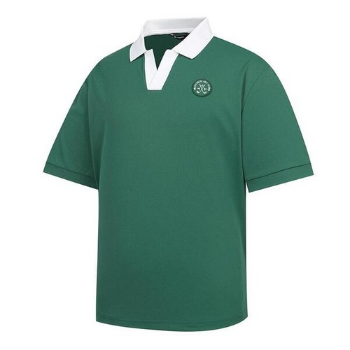 레노마 레노마골프 배색 카라 반팔 티셔츠 RMTPM2109 (804, 그린)