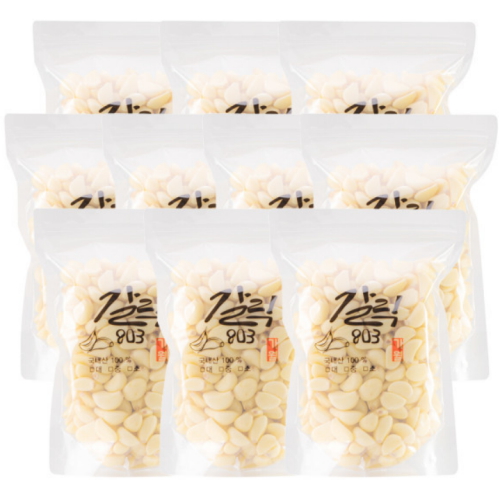 갈릭803 깐마늘 중 1kg (10개)_이미지