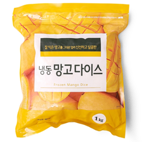 대상 냉동 아이스 망고 다이스 1kg (2개)
