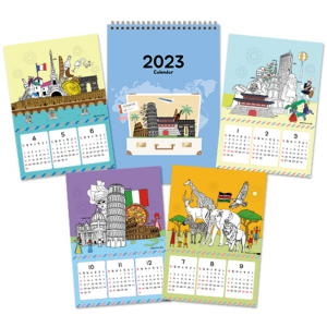 만들기대장 2020년 세계여러나라 달력만들기