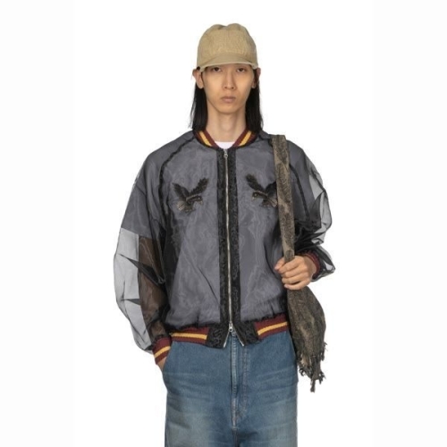 ĳ��Ż Sheer Pearl Mosqulto Guard Souvenir Jacket K2504LJ128 BLACK �þ� �� ����..