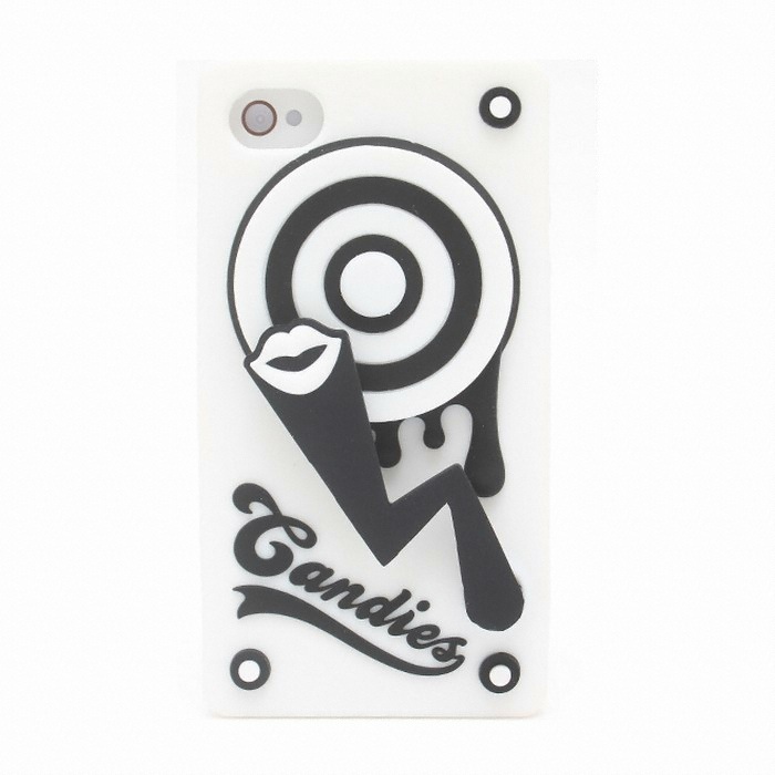Oracle 아이폰4S 캔디즈 실리콘 케이스Turn Table_White (아이폰4/4S)